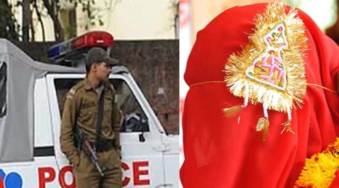 मुख्यमंत्री के राजनितिक गढ़ जोधपुर में, दलित दुल्हन की पुलिस पहरे में विदाई दलित दुल्हन